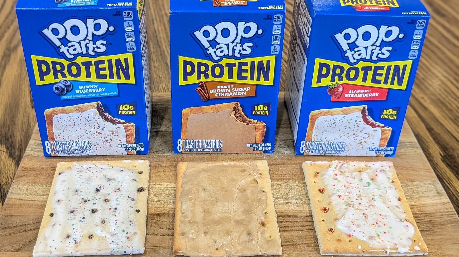 Protein Pop-Tarts box